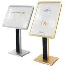 호텔 로비 스탠드 안내판 배너 표지판 아크릴 층별, S5 - 블랙 방향전환O