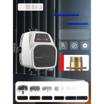 가정용 가압펌프 무소음 자흡식 미니 수도 소형 급수, 65배 브론즈펌프 24v