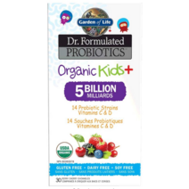 가든오브라이프 Dr. Formulated 오가닉 키즈 프로바이오틱스 50억 딸기+체리맛 30정 츄어블, 1개, 30정 - 1병