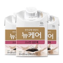 대상웰라이프 뉴케어 고소한검은깨맛 200ml 30팩 완전균형영양식 식사대용 환자 영양식