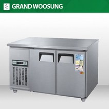 우성 테이블 냉동고 1200 올냉동 2도어 업소용 CWS-120FT, 올스텐, 디지털, 좌측