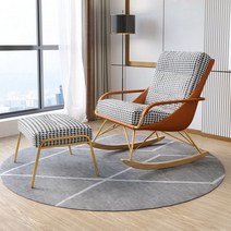 매우 아늑한 랍스터 의자 침실 레이지 소파 흔들 깃털 및 스폰지 충전재 싱글 레저 의자, B