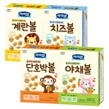 일동후디스 아이얌 볼과자, 4종, [치즈+계란+야채+단호박]