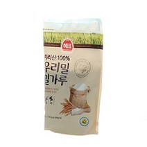 해표 지리산 100% 우리밀 밀가루, 500g, 2개