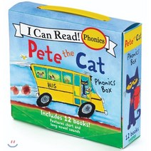 Pete the Cat Phonics Box:Includes 12 Mini-Books Featuring Short and Long Vowel Sounds, HarperCollins