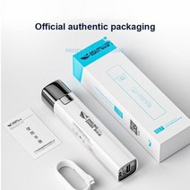 led 초강력 사냥용 써치라이트 후레쉬 밝은 손전등 2 IN 1 휴대 전화 충전식 강한 조명 토치 휴대용 서치라이트 1200 MAh 야외 캠핑, 흰색 충전