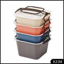 KDM 씨밀렉스 뉴점보 찬합세트4단 도시락통 반찬통 야외도시락통 밀폐용기, KDM 본상품선택
