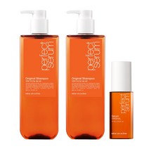[본사직영]미쟝센 퍼펙트 오리지널 세럼 샴푸 680ml 2개 + 세럼 15ML, 없음