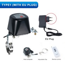 스마트 가스 감지기 자동 워터 밸브 컨트롤러 433mhz 무선 원격 제어 조작기, 01 EU Plug, 01 EU Plug