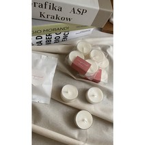 메이무드 티라이트캔들 [인테리어 오브제] 천연 소이왁스, 낱개+선물박스(+1000원), 리스키 시트러스