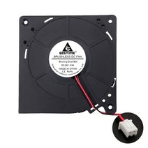산업용 배풍기 송풍기 공업용 환풍기 12032 브러시리스 터보 팬 dc 5v 12v 24v 48v 듀얼 볼 팬 원심 120x120x32mm 12cm 자동차 시트 냉각 팬, 24v xh2.54 2핀