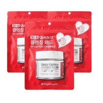나이팅게일 데일리 더마 클렌징 패드 마일드, 10개입, 3개