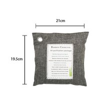 공기청정기 환기 천연 대나무 숯 공기 정화 백 50g-500g 활성탄 냄새 흡수 자동차 옷장용 수분 제거기, [02] 3pcs, [04] charcoal bag500g