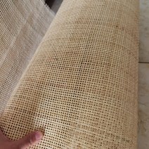 케인 가구 재료 케인망 라탄 롤 55cm X 5365 미터 20mm 정사각형 등나무 직조 옷장 신발 캐비닛 용 진짜 천연 지팡이 웨빙 소재, Checkered Weaving+55cm x 64 me