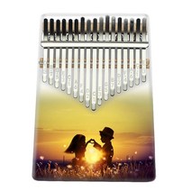 월넛도마 나무도마 캠핑 17 Key Kalimba Full Board Acrylic crystal 크리스탈 Likembe 투명 엄지 손가락 피아노 Clear Creative Car, [06] A6
