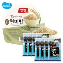 동원에프앤비 양반 현미밥 130g x 24개입 + 도시락김8봉(8매), 단일옵션