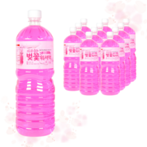 제주 벚꽃 워셔액 사계절용 에탄올 발수코팅 1.8L 12개