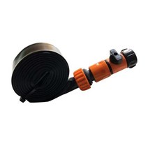 12m 여름 물 스프링클러 트램폴린 스프링클러 야외 정원 물 게임 장난감 분무기 뒤뜰 워터 파크 액세서리, 주황색