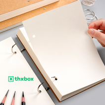 THXBOX 심플 드로잉 스케치북 8절 16절, A4