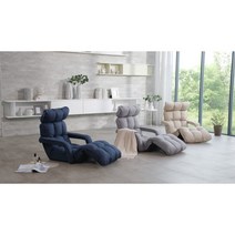 [로티홈시스] 리클라이너 소파, 색상:네이비