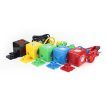 고용량 멀티탭 파워큐브 익스텐디드 1.5M 컬러 USB 4구 콘센트, 단품, 색상:레드