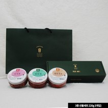 찬예찬 3종 젓갈선물세트 청정 동해안 속초, 220g, 1개, 1.명란젓 2.씨앗젓갈 3.낙지젓