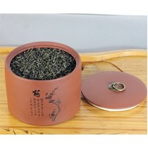 차통 보이차 도자기 항아리 매화 난초 그림 보관함, AA