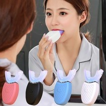 SG초음파 칫솔 전동 전동 자동양치 미백 U형 초음파 고주파 칫솔 효과, 성인/화이트
