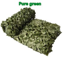 강화 카모플라주 메쉬 3x4m 2x10m 2x5m 4x5m 해변 전망대 정원 천막 위장 캔버스 7 색, [05] 2x10m, [03] Pure green