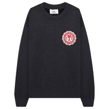 AMI 아미 22FW 로고 패치 맨투맨 (USW011 739 020)