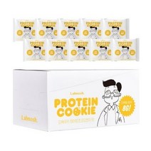 랩노쉬 단백쿠키 화이트초코오렌지맛 10p, 400g, 2개