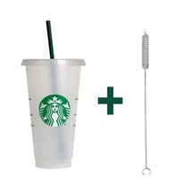 스타벅스 리유저블 콜드컵 + 빨대 + 세척솔 증정, 710ml