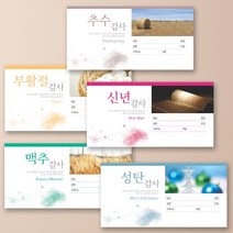 예닮 카드형 절기봉투 5종(각 100매 패키지) 1세트 헌금봉투 절기헌금봉투 감사헌금 규격봉투 교회용품 주보 십일조 봉투, 5세트, 모조 100g (5종)