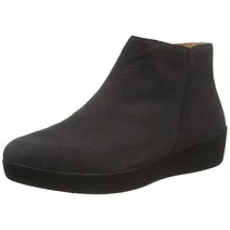 Fitflop 여성용 Sumi 앵클 부츠 스웨이드 패션 스틸 그레이. 5, Steel Grey