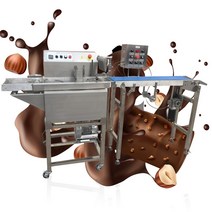 코팅기 자동 초콜릿 엔로빙 기계 너트 망고 코팅 커버 8 kg, 02 8kg with conveyor