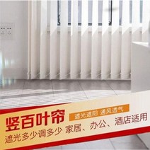 베란다 버티칼블라인드 수직 블라인드 커튼 드리워진 사무실 반차광 세로 선블라인드