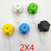 액체이송펌프12V/24V DC 도징 펌프 연동 펌프 도징 헤드 아두이노 수족관 실험실 분석 Diy 용 커넥터 포함, 03 PUMP HEAD 2x4_02 파란