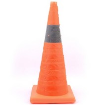 접이식 칼라 주차 금지 안전 반사 고깔 꼬깔 콘 대형, 1개