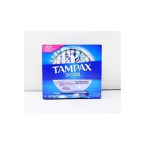 [정품] Tampax Pearl Plastic Tampons Lite Absorbency Unscented 50 Count
