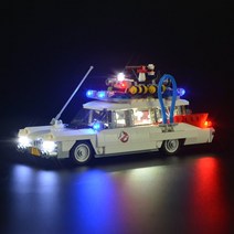 GEAMENT 레고 고스트버스터즈 ECTO-1과 호환되는 LED 조명 키트 - 크리에이터 10274 빌딩 모델용 세트 미포, 02 고스트버스터즈