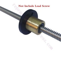 델린 POM TR8 백래시 방지 너트 T8 제거 갭 F/ DLP/SLA 3D 프린터 리드: 1mm 2 4 8 2 세트, 2mm lead