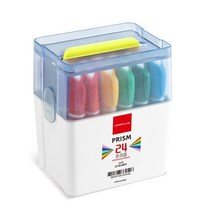 프리즘 삼각유성매직 24색 세트 (둥근닙), 구매수량