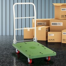 P대차중 접이식구르마 L카트 마트 핸드카 끌차 택배 이동식, 1개