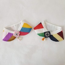 꾸콩 색동한복 케이프, 1개, 네이비L