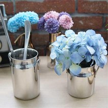 피부관리실 화장솜 면봉 스텐 쓰레기통 화장실휴지통 드라마소품 신혼집 촬영소품 사무실쓰레기통 인테리어, 대