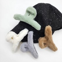 두엔젤 베이직 퍼 헤어 집게핀 헤어핀 헤어끈 머리핀 헤어악세사리