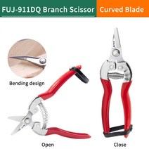 포도 알솎기가위 일제전지 함석 잔디 가위 fujiwara 손 수동 전정 수리 가지 따기, 후지-911dq