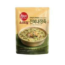 햇반 소프트밀 전복내장죽 420Gx3개, 3개, 420g