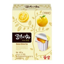 꽃샘식품 꿀유자차 포션 15+15T 유자차 액상차 냉 온수용, 30개, 30g