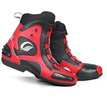 바이커 부츠 배달 오토바이 방한 승마 부족 오토바이 부츠 스피드 모토 크로스 MX 오프로드 통근 레저 남, 02 빨간